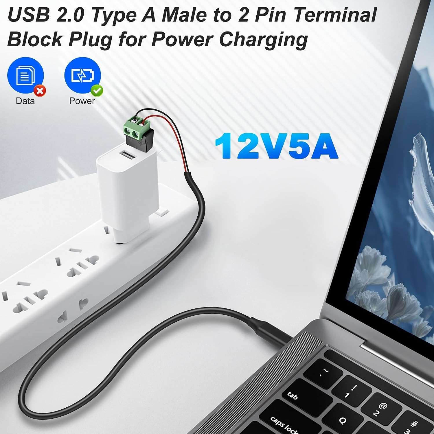 USB Type A Male to 2Pin Screw  - огляд і ціна Screw Terminal Block