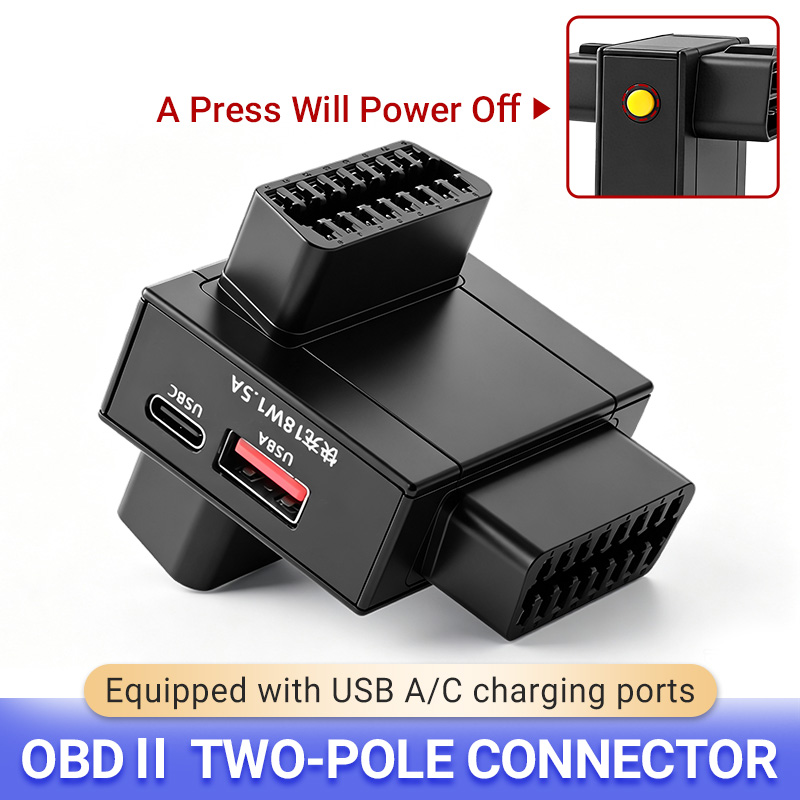 OBD2 Splitter Adapter 1 To 2 w - огляд і ціна Usb C Cable