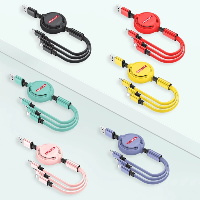 Multi 3 In 1 Retractable Car F - огляд і ціна Micro Usb Cable