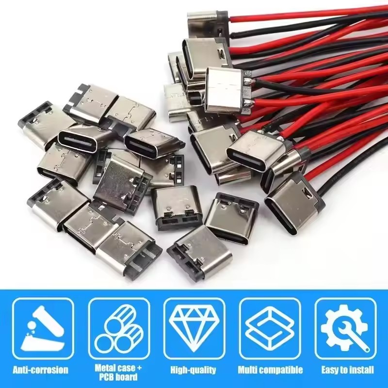 Bare Board Type-C Female Chass - огляд і ціна Usb C Cable
