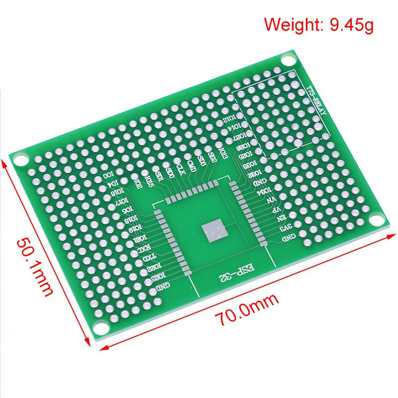2~100Pcs 5X7 Double Sided Tin  - огляд і ціна Pcb Prototyping Board