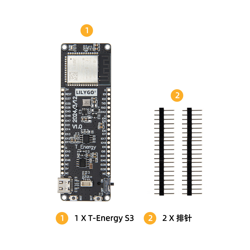 LILYGO T Energy S3 ESP32 S3 De - огляд і ціна Esp32 Battery Holder Lipo