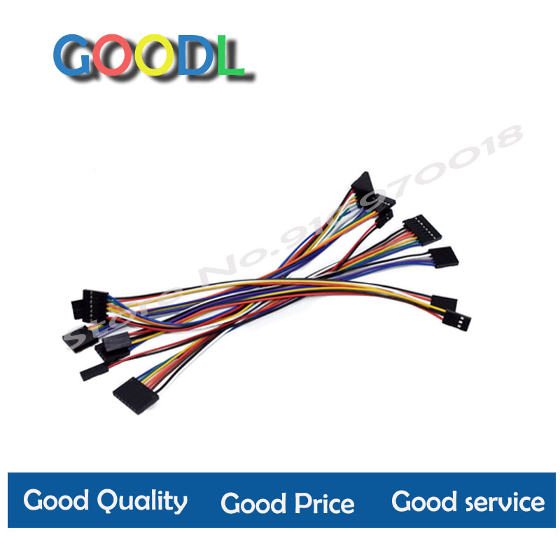 5PCS 2.54mm 2.54 dupont wire f - огляд і ціна Jumper Wire Kit