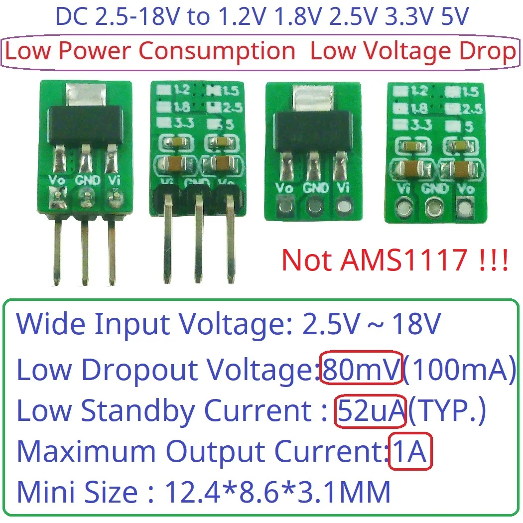 10PCS 2.5-18V to 1.2V 1.8V 2.5 - огляд і ціна Esp32 Step Down Buck