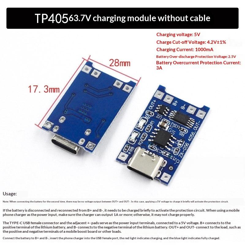 2PCS 18650 TP4056 Lithium Batt - огляд і ціна Tp4056 Module