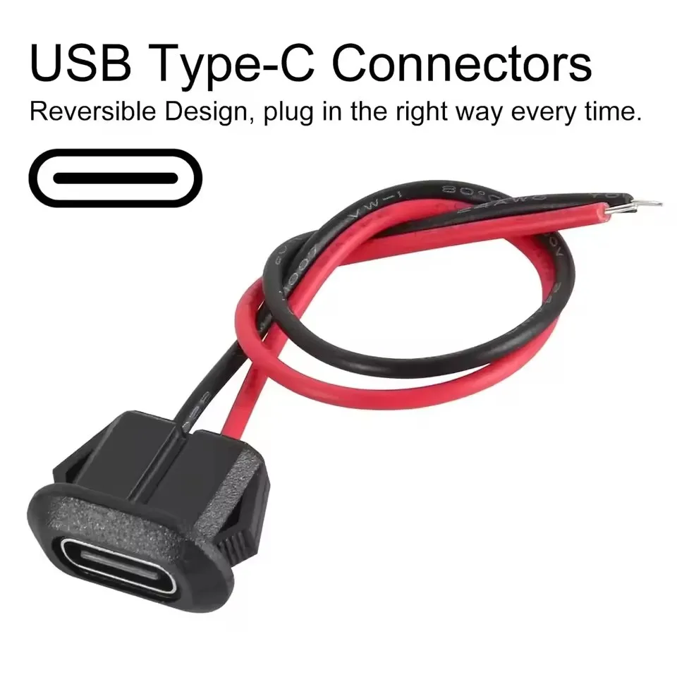 Type C Female Connector Waterp - огляд і ціна Usb C Cable