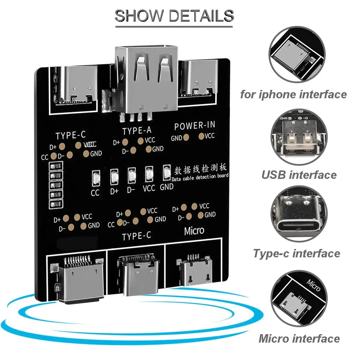 1-3Pcs DT3 USB Tester Data Cab - огляд і ціна Micro Usb Cable