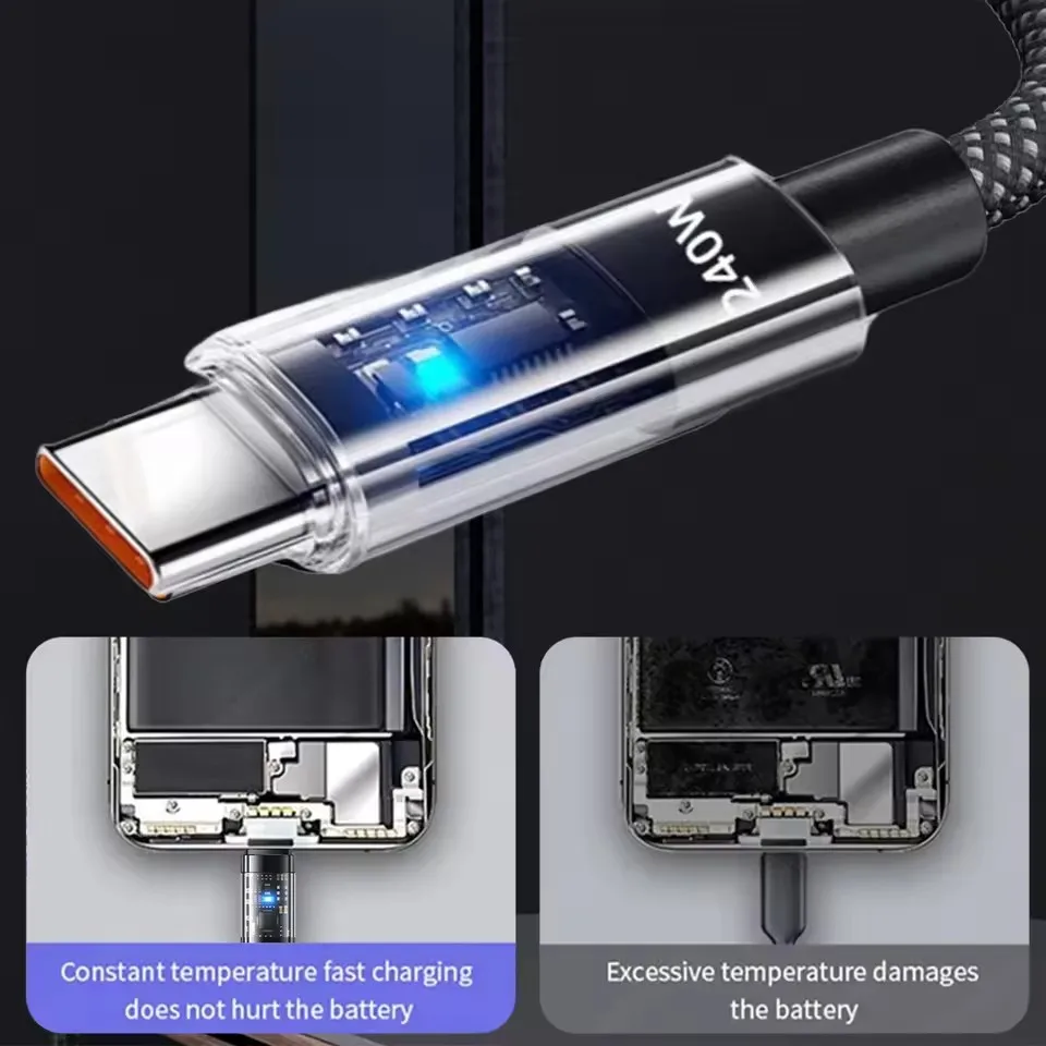 240W Nylon USB Type C Super Fa - огляд і ціна Usb C Cable