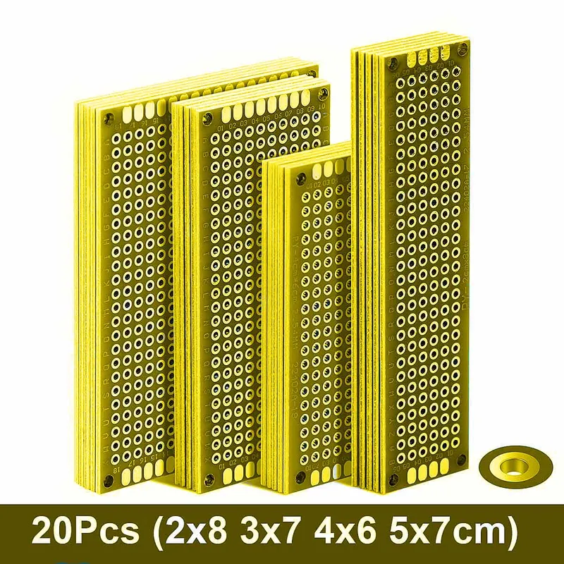 20pcs/lot PCB Prototype Board  - огляд і ціна Perfboard